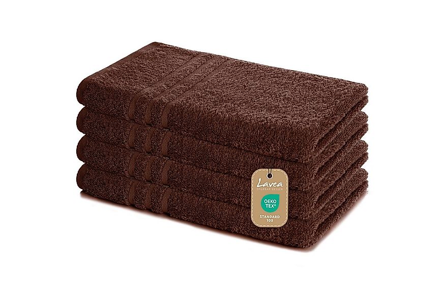Lavea Handtuch Handtücher Set Elena Frottee 50x100 cm, Gästetücher, 100% Ba günstig online kaufen