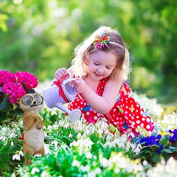 relaxdays Gartenfigur Erdmännchen mit Solarauge günstig online kaufen