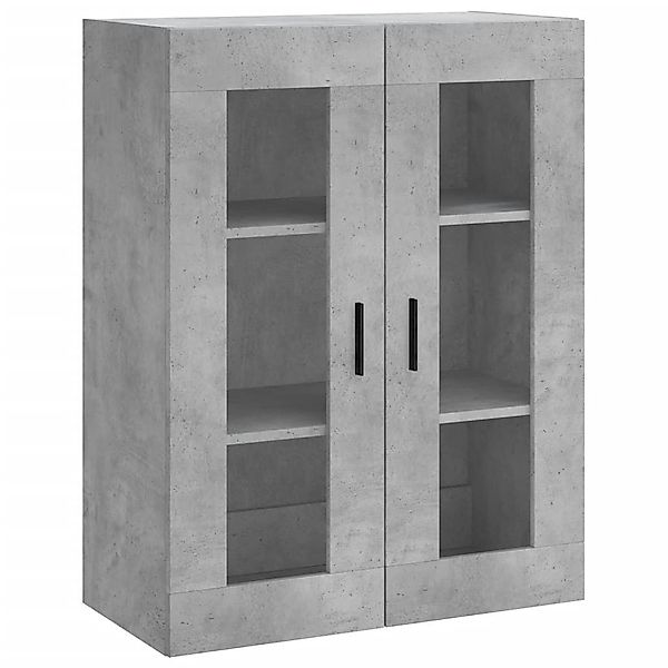 vidaXL Hängeschrank Wandschrank Betongrau 69,5x34x90 cm günstig online kaufen