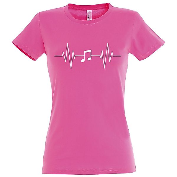 Youth Designz T-Shirt Heartbeat Musik Note günstig online kaufen