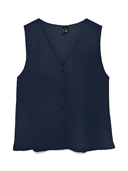 Vero Moda Shirttop VMMENNY SL V-NECK TOP WVN GA Viskose, regular fit günstig online kaufen