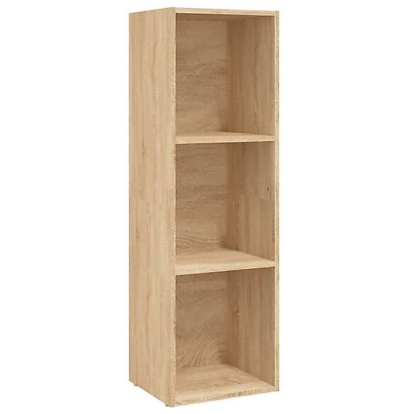 vidaXL Bücherregal/TV-Schrank Sonoma Eiche 36x30x114 cm Holzwerkstoff 80013 günstig online kaufen