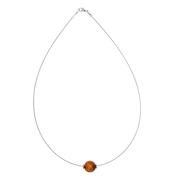 OSTSEE-SCHMUCK Collier Ostsee-Schmuck Collier Bernsteinkugel 11 günstig online kaufen