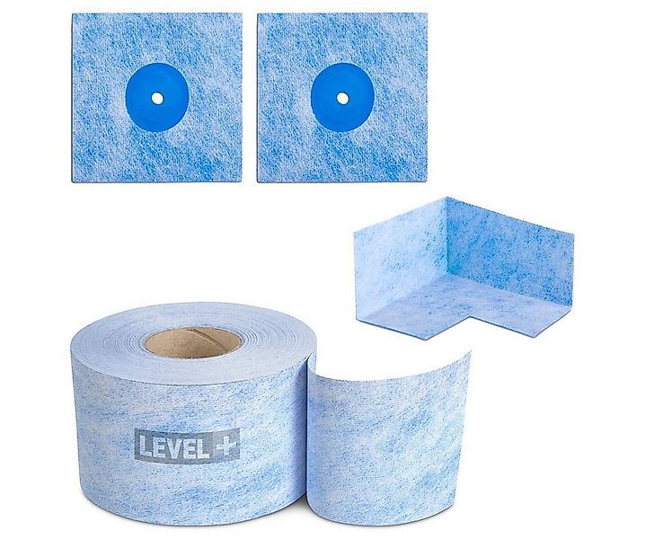Level+ Fugendichtband Bandset Dusche Balkon Dichtband Dichtbahn Duschelemen günstig online kaufen