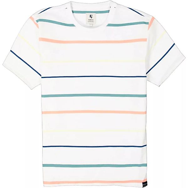 Garcia Kurzärmeliges T-shirt S Off White günstig online kaufen