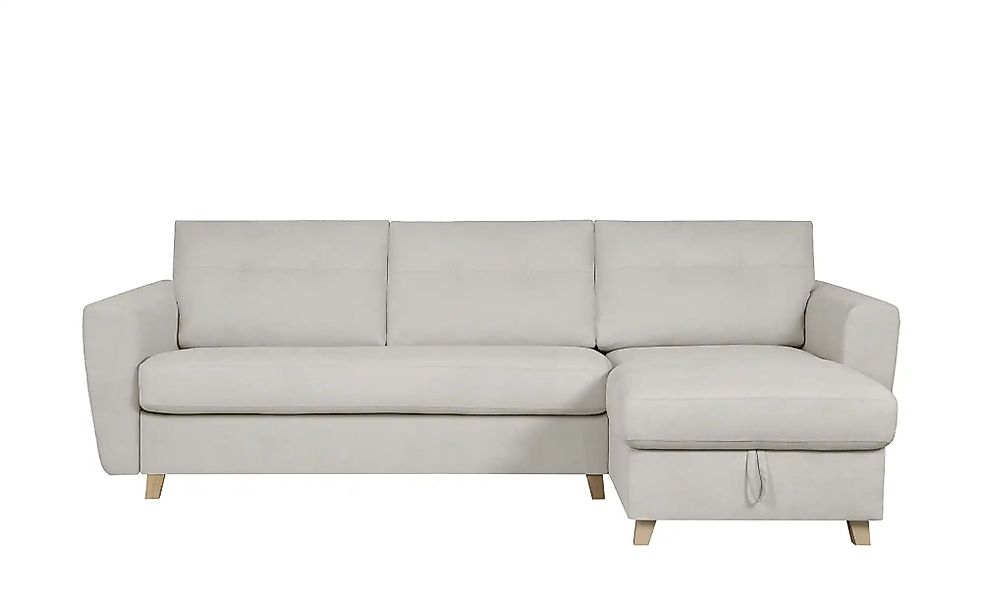 Ecksofa mit Schlaffunktion  Caroline ¦ beige ¦ Maße (cm): B: 276 H: 92 T: 1 günstig online kaufen