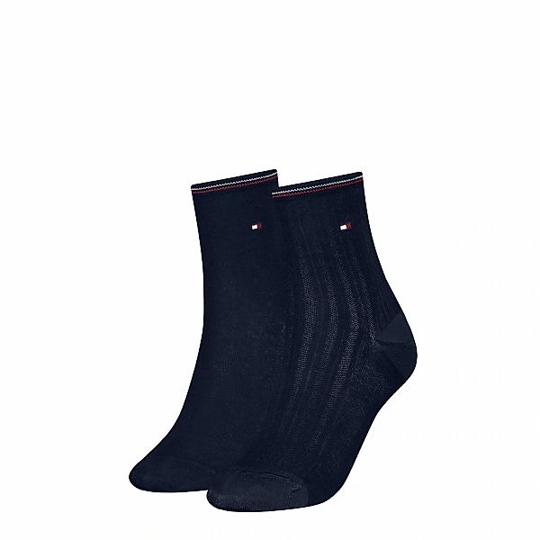 Tommy Hilfiger Kurzsocken "TH WOMEN SHORT SOCK 2P SHINE" 2 Paar, mit feinem günstig online kaufen