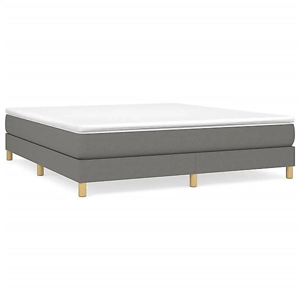 Vidaxl Boxspringbett Dunkelgrau 160x200 Cm Stoff günstig online kaufen