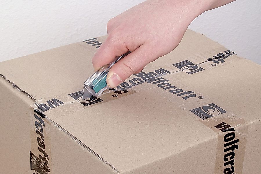 Wolfcraft Cuttermesser Wolfcraft Sicherheitsmesser mit einziehbarer günstig online kaufen