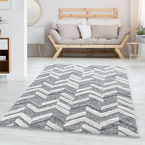 Carpettex Hochflor-Teppich Berber-Design, Rund, Höhe: 20 günstig online kaufen
