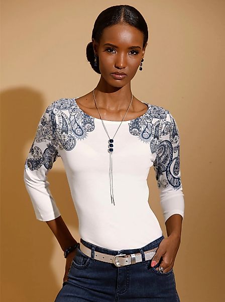 creation L 3/4-Arm-Shirt "Shirt" 1 Stk. tlg. günstig online kaufen