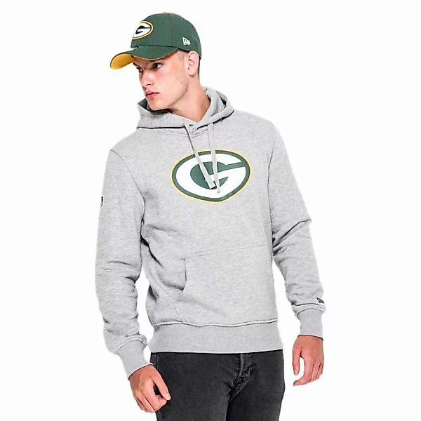 New Era Nfl Team Logo Green Bay Packers Kapuzenpullover XS Grey günstig online kaufen