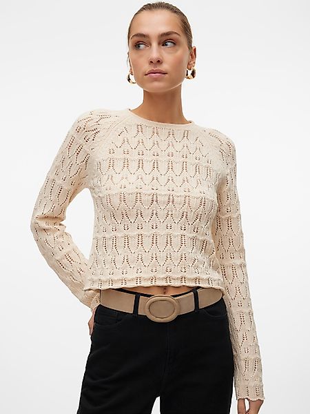 Vero Moda Strickpullover VMNEWFABIENNE LS O-NECK günstig online kaufen
