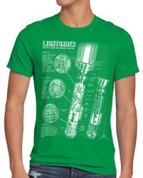 style3 Print-Shirt Herren T-Shirt Laserschwert jedi günstig online kaufen
