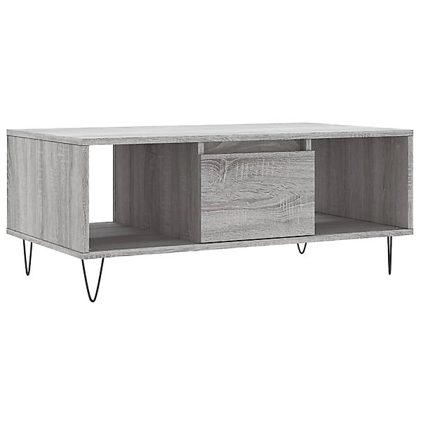 vidaXL Couchtisch Couchtisch Grau Sonoma 90x50x36,5 günstig online kaufen