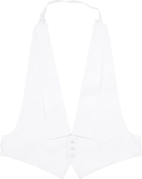 Smoking Weste Moldau weiß  - Größe 3XL günstig online kaufen