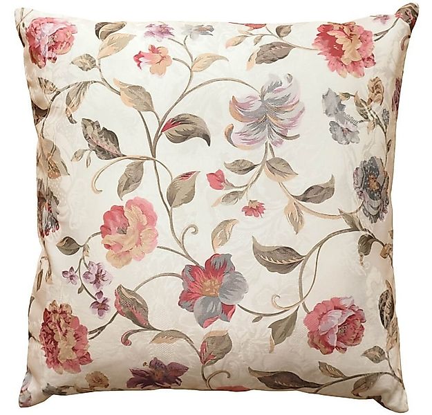 matches21 HOME & HOBBY Kissenbezüge Kissen-Bezug bunte Blumen auf Jaquard S günstig online kaufen