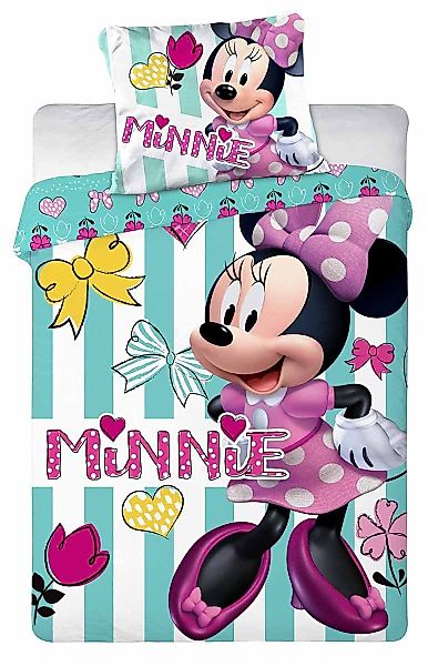Prima Kinderbettwäsche Minnie Mouse, Renforcé, 2 günstig online kaufen