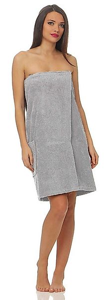 CLASS HOME COLLECTION Saunatuch Damen Saunakilt Saunatuch mit Klettverschlu günstig online kaufen