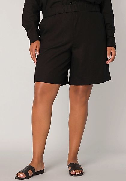 Base Level Curvy Relaxshorts "YARDAN", Sommerhose aus Leinen und Viskose un günstig online kaufen