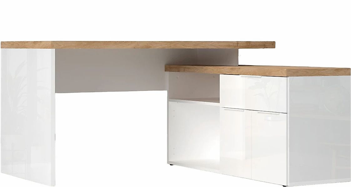 INOSIGN Eckschreibtisch "Easy, Computertisch – 38 mm Platte, perfekt fürs B günstig online kaufen