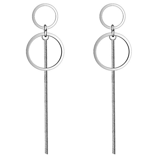 LÖB Paar Ohrstecker Silber Ohrringe Hängend günstig online kaufen