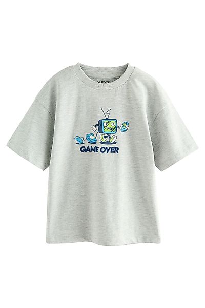 Next Print-Shirt Relaxed Fit Kurzarm-T-Shirt mit günstig online kaufen