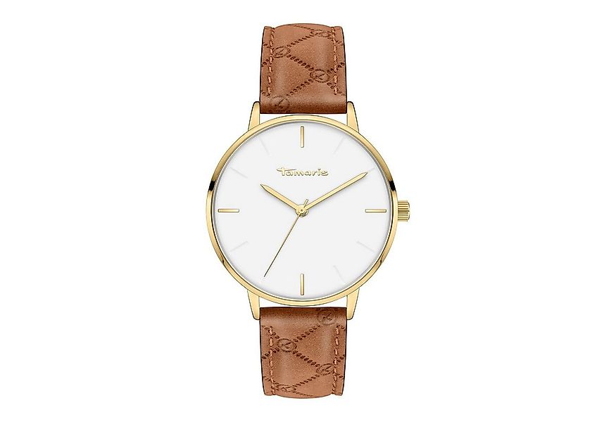 Tamaris Quarzuhr The Basic Must-Have Echtleder günstig online kaufen