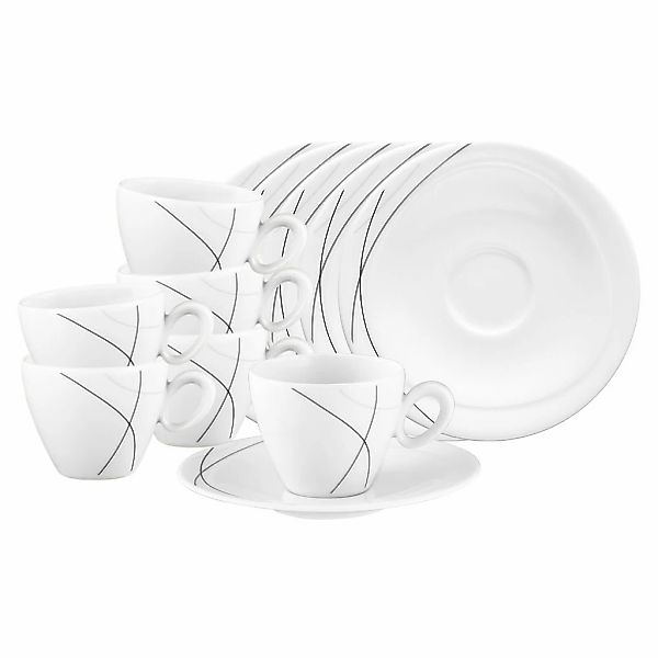 Seltmann Weiden Espressotasse "Espressotassen mit Untertassen Trio Highline günstig online kaufen