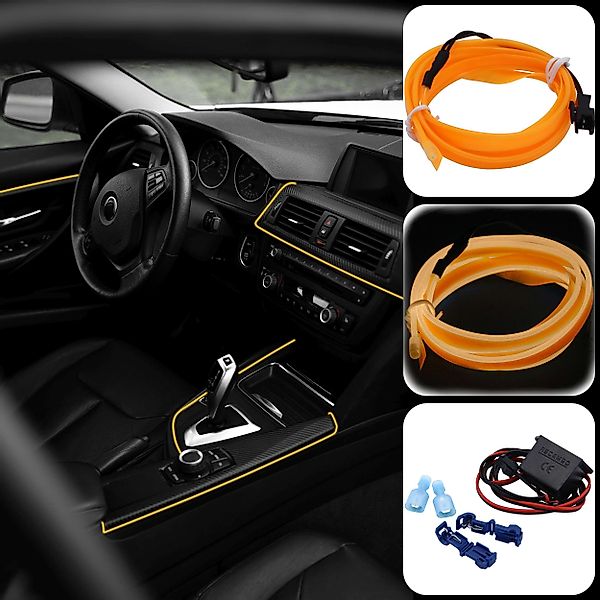 RECAMBO LED-Stripe-Profil Innenraumbeleuchtung Auto, Ambiente Beleuchtung, günstig online kaufen