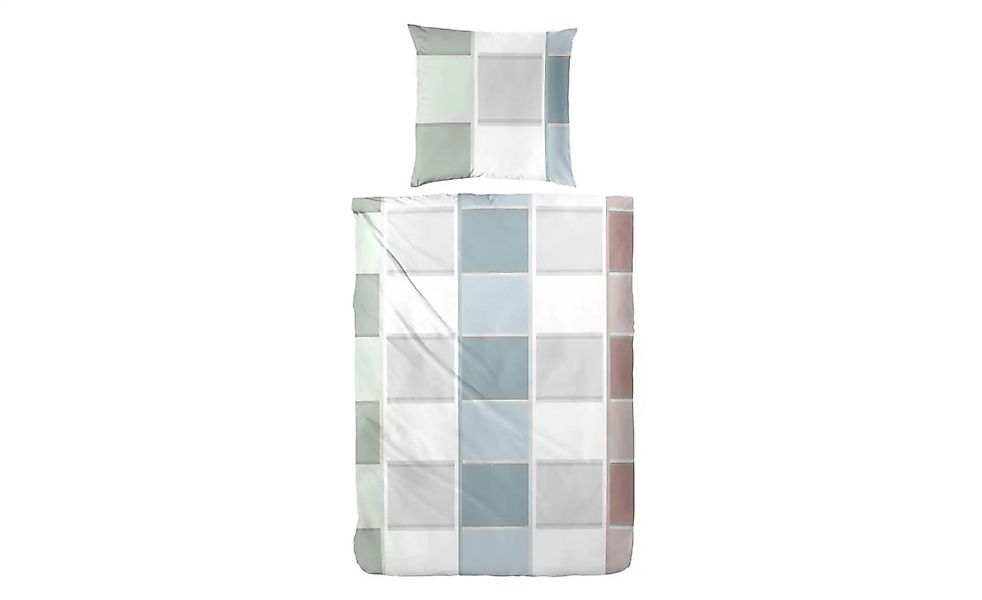 Bettwäsche-Set   ¦ blau ¦ Maße (cm): B: 135 H: 1 Bettwaren > Bettwäsche > B günstig online kaufen