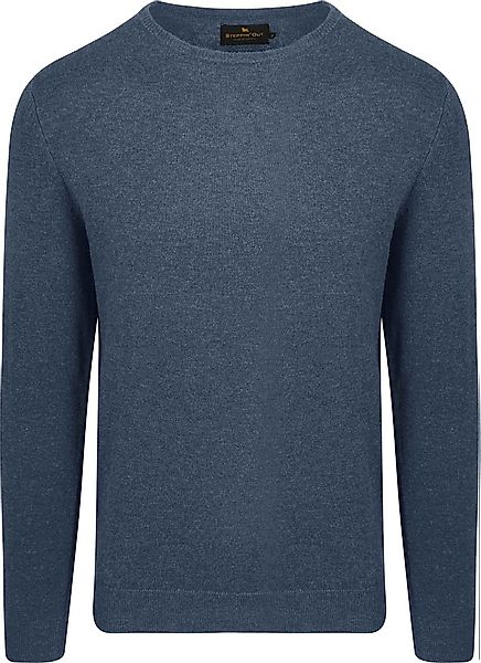Steppin' Out Pullover Merinowolle Kobaltblau - Größe M günstig online kaufen
