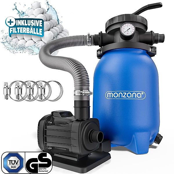 monzana Sandfilteranlage Sandfilteranlage, MZPP100 5000 l/h günstig online kaufen