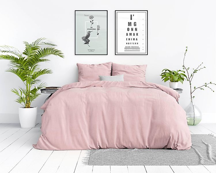 Sitheim-Europe Bettwäsche STONE WASHED Baumwolle Bettbezug günstig online kaufen