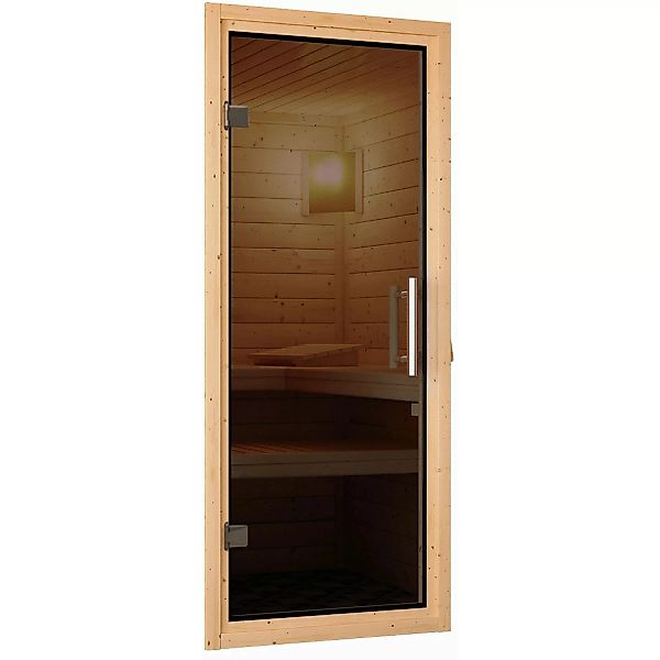 Karibu Türpaket Sauna Modern Anthrazit - Graphit 38 + 40 mm günstig online kaufen