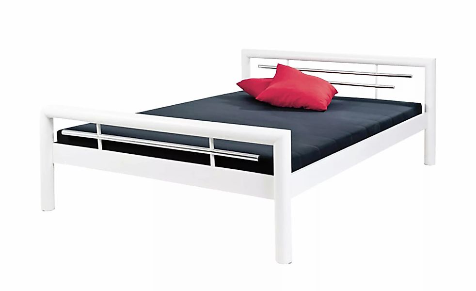 Metallbett  Slapton ¦ weiß ¦ Maße (cm): B: 151 H: 75 Betten > Bettgestelle günstig online kaufen