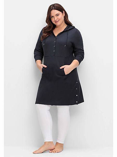 Sheego Sweatkleid Große Größen mit Seitenschlitzen günstig online kaufen