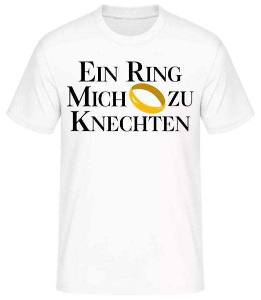 Ein Ring Mich Zu Knechten · Männer Basic T-Shirt günstig online kaufen
