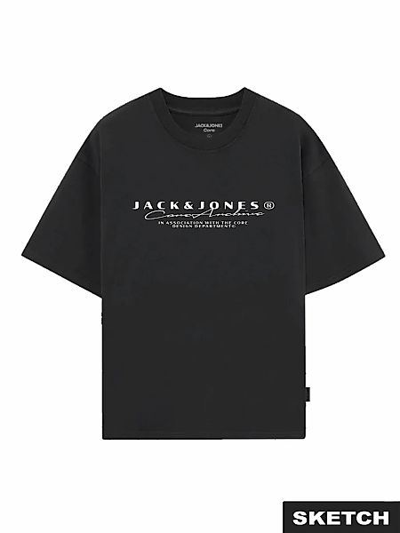 Jack & Jones T-Shirt "JCOPOINT BRANDING TEE SS CREW NECK FST" günstig online kaufen