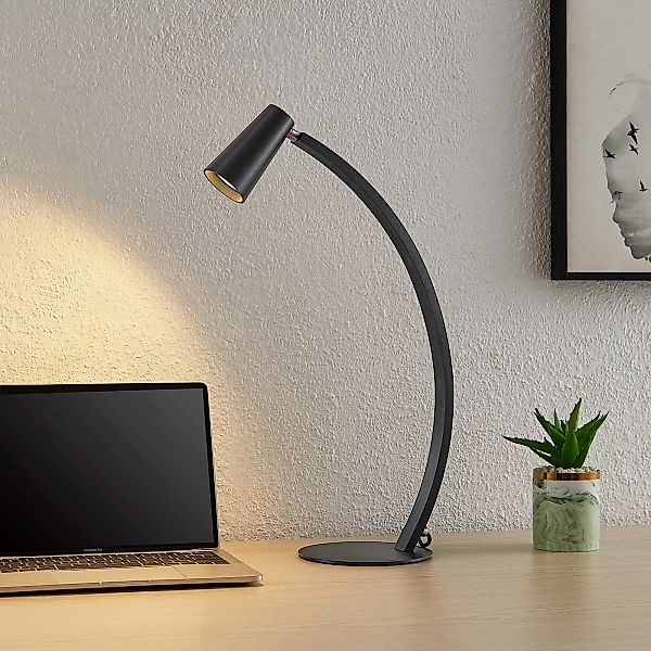 Lucande Velanoris Tischlampe, schwarz günstig online kaufen