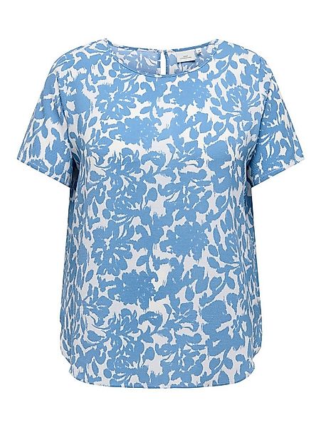 ONLY CARMAKOMA Shirtbluse CARVICA SS TOP WVN NOOS Materialmix, regular fit günstig online kaufen