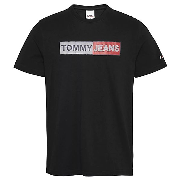 Tommy Jeans Metallic Graphic Kurzärmeliges T-shirt XL Black günstig online kaufen