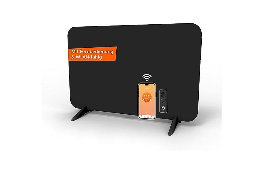 Könighaus Infrarotheizung Smart Dual-Infrarotheizung 450-800W -Stand/Wandmo günstig online kaufen