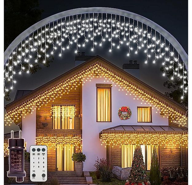 XERSEK LED-Lichterkette Dimmbar Bunt + Warmweiß 10 Modi Weihnachten Lichter günstig online kaufen