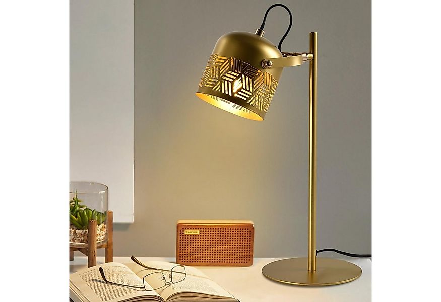 LQWELL Tischleuchte E27 Nachttischlampe LED Tischlampe, Leuchtmittel wechse günstig online kaufen