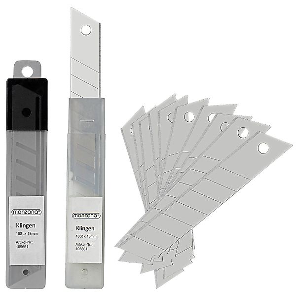 monzana Cutter, 100x Ersatzklingen Cuttermesser Teppichmesser günstig online kaufen