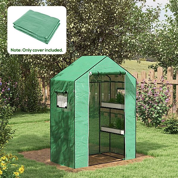 Outsunny Foliengewächshaus PE-Folie Ersatzabdeckung mit UV-Schutz, günstig online kaufen