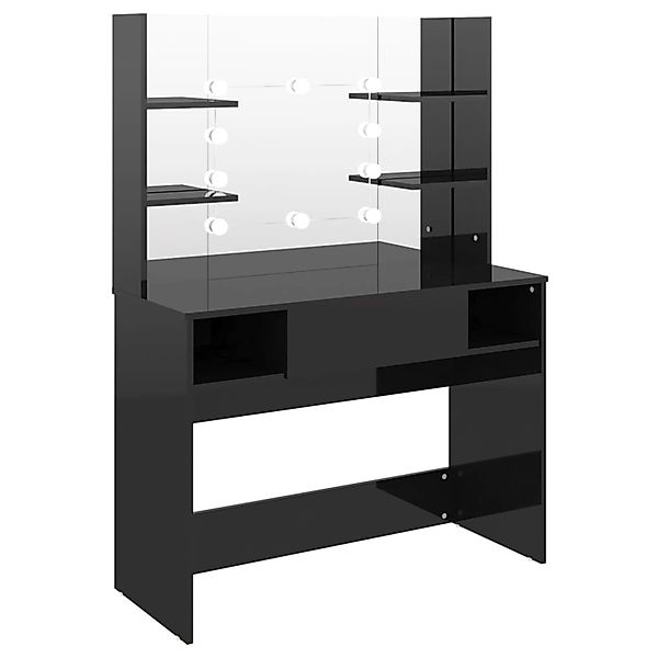 vidaXL Schminktisch mit LED-Beleuchtung 100x40x135 cm MDF günstig online kaufen