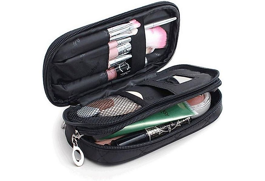 LuxusKollektion Kosmetiktasche Make-up-Tasche mit Spiegel Beauty Pinsel Rei günstig online kaufen