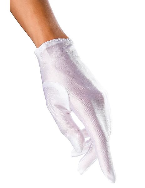 Satin Handschuhe 12714, sexy Mode und Kostüm Zubehör von Atixo (Weiß) günstig online kaufen